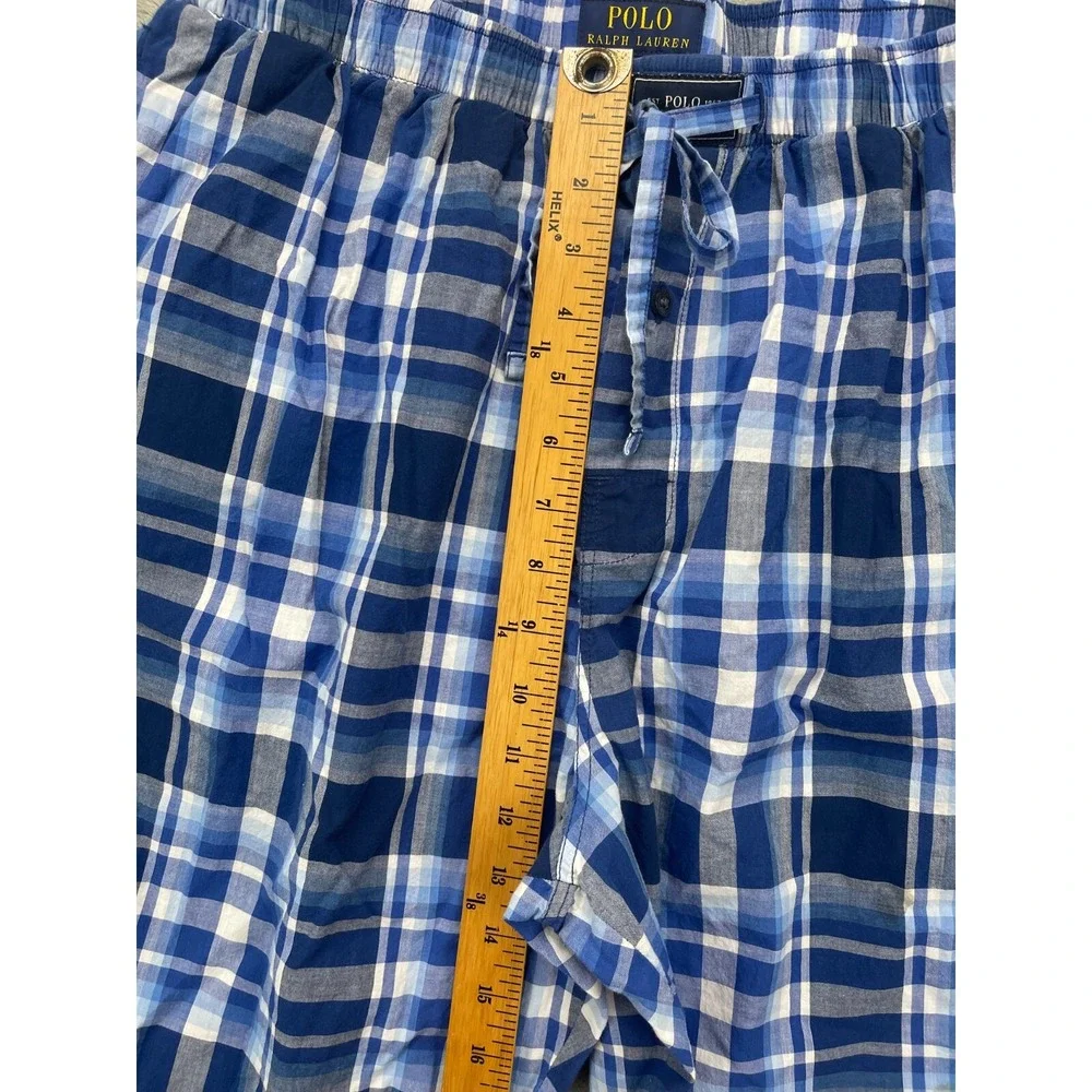 Polo Ralph Lauren Sleepwear Mens Lounge Pants L Blue‎ Plaid